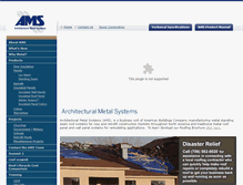Tablet Screenshot of ametalsystems.com